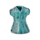 10cm Seramik Turkuaz Kaftan Biblo